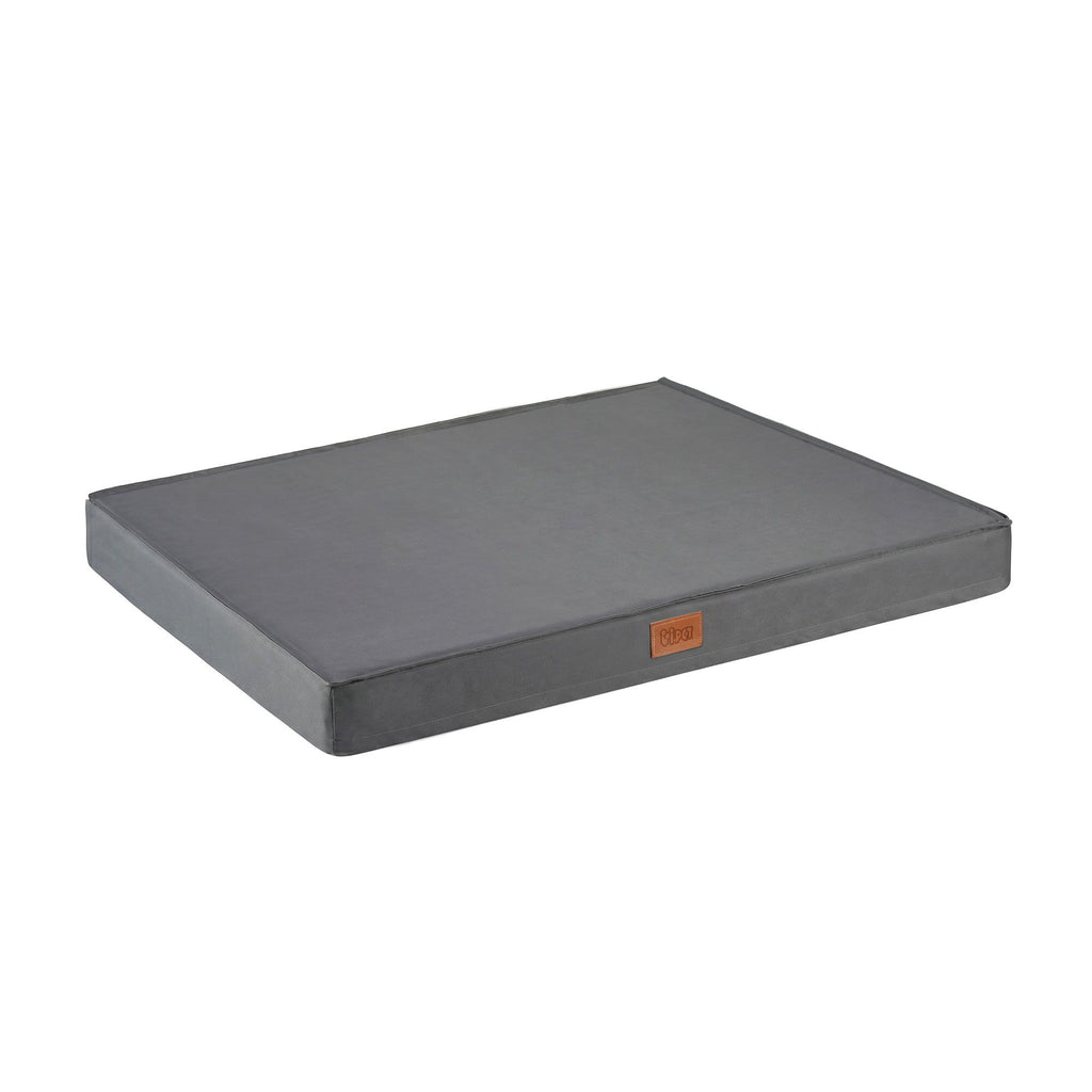 Orthopedic Egg Crate Dog Bed – Large, Grey