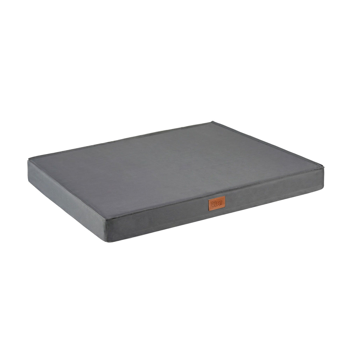 Orthopedic Egg Crate Dog Bed – Large, Grey