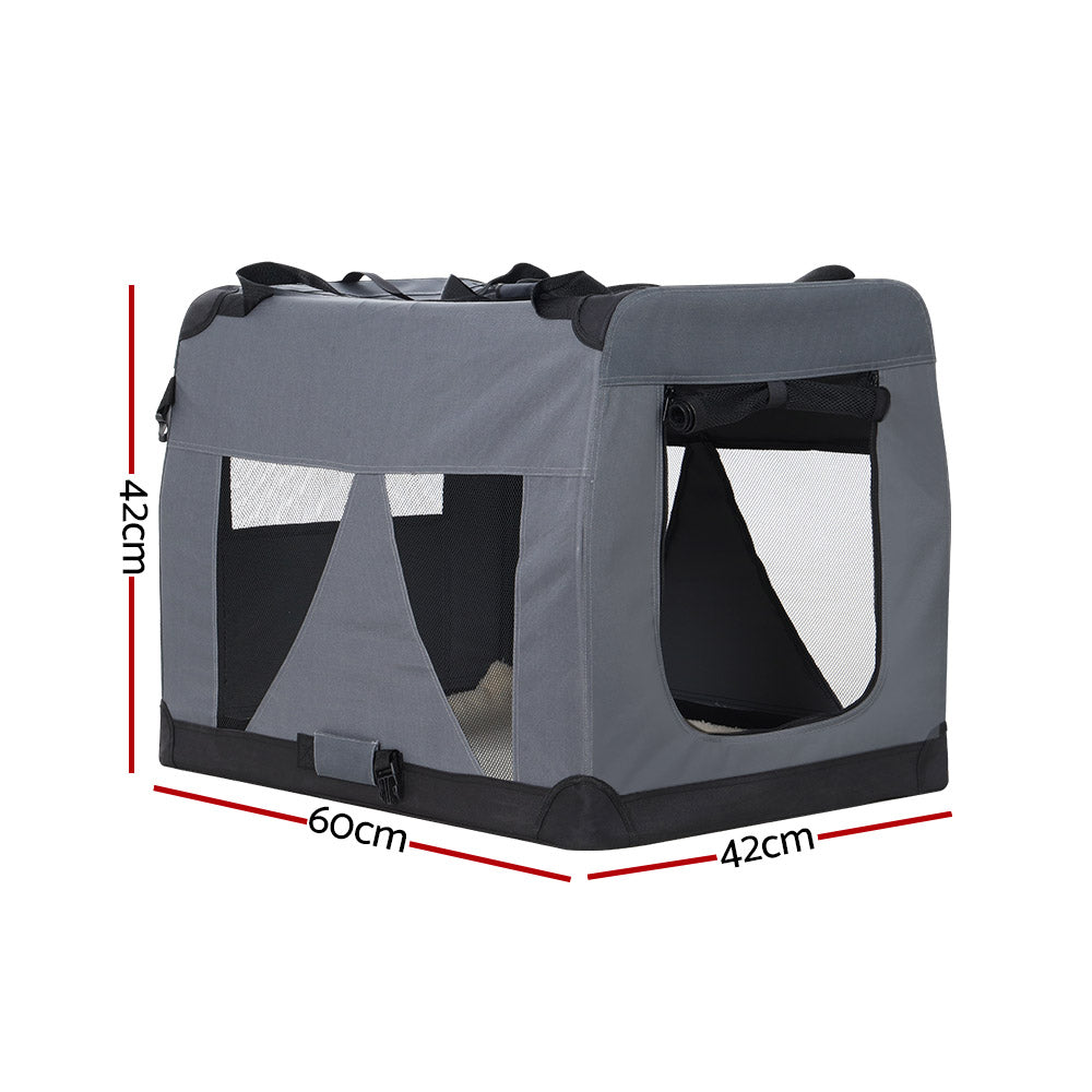 Soft Pet Carrier – 60x42cm, Grey