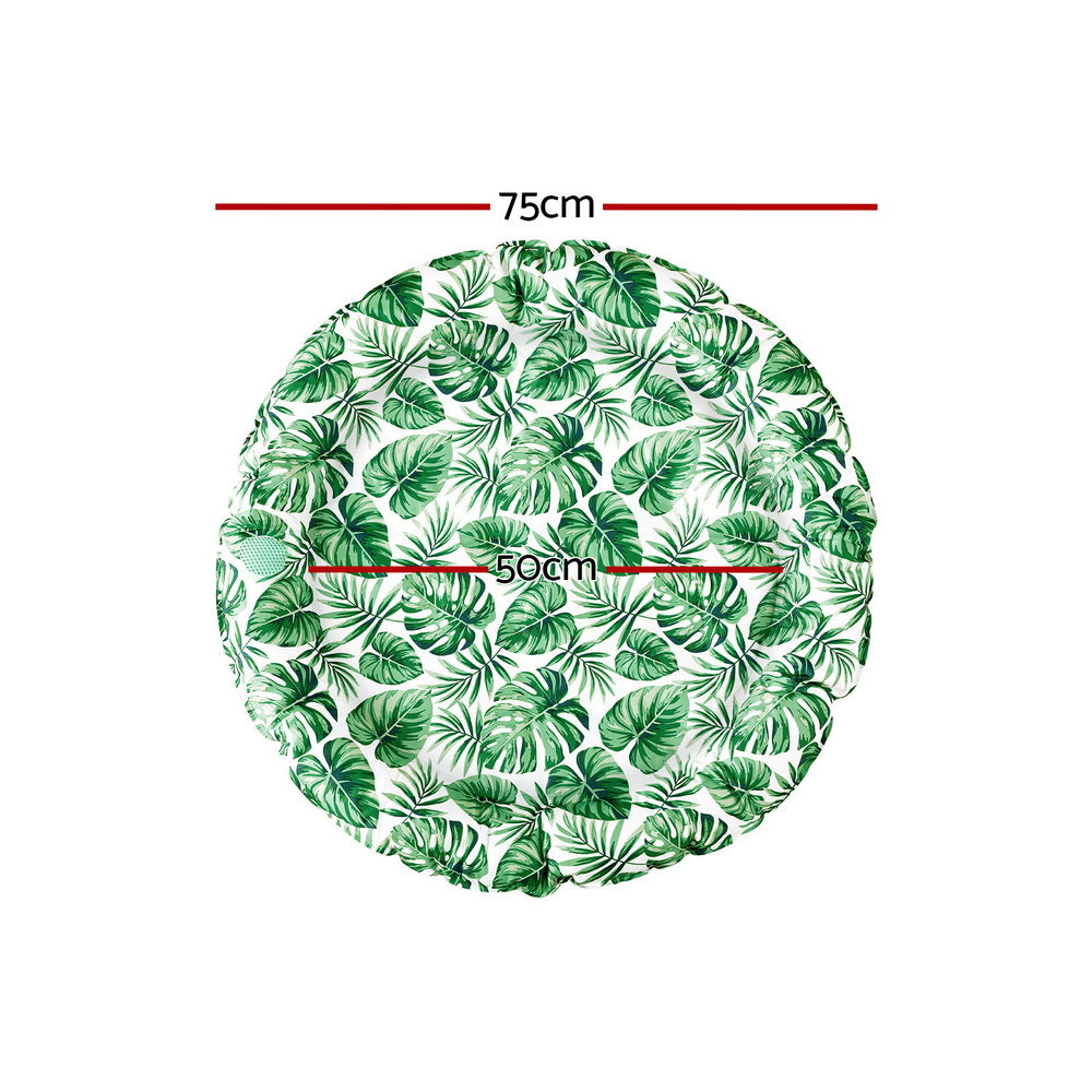 Round Gel Cooling Bed – 75cm, Green