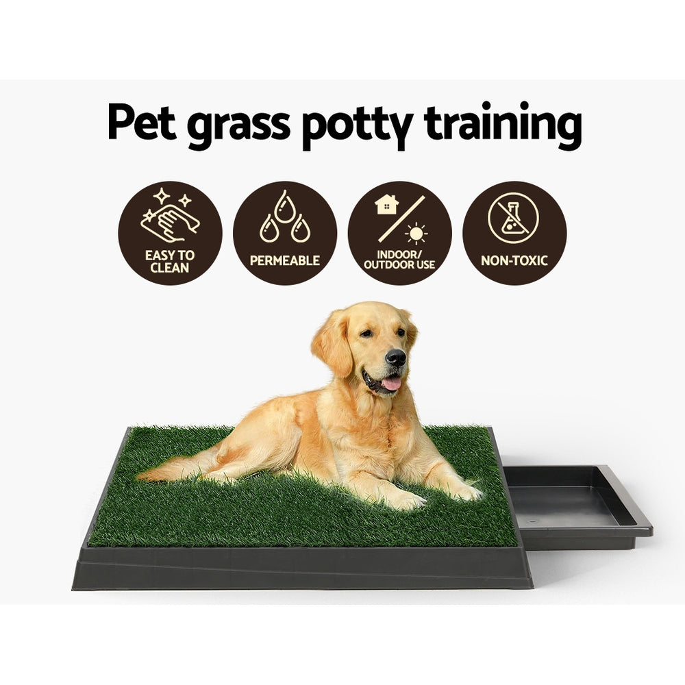 Grass Potty Pad with Tray – 1 Mat
