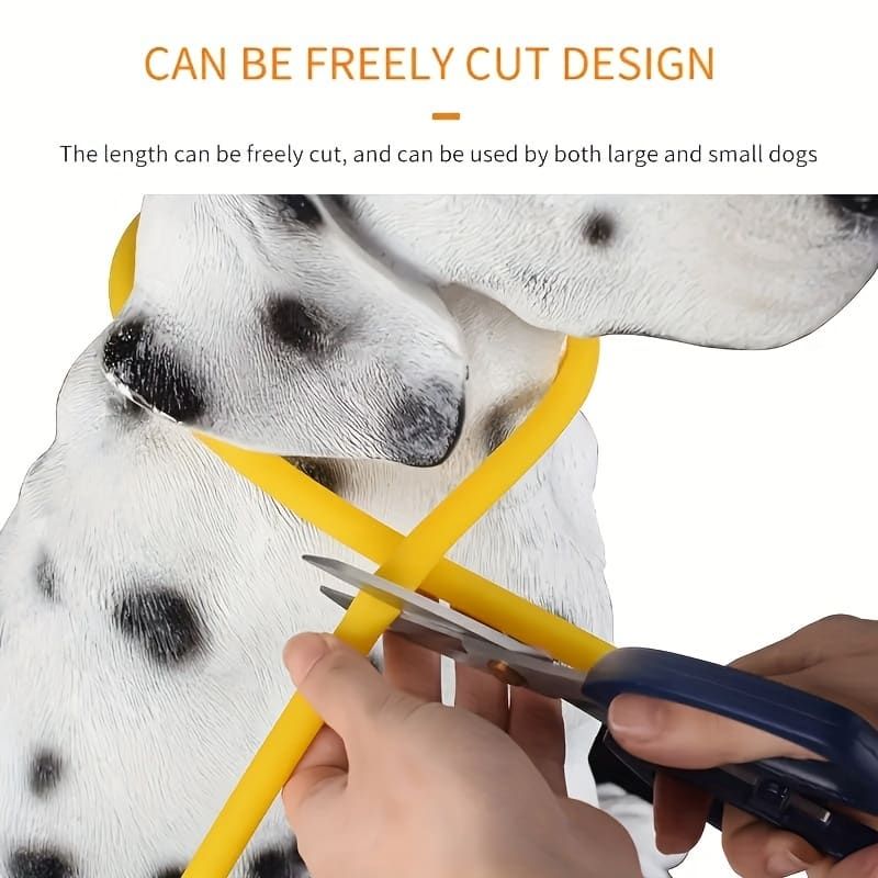 LED Glow Pet Collar, USB Rechargeable – Purple, L