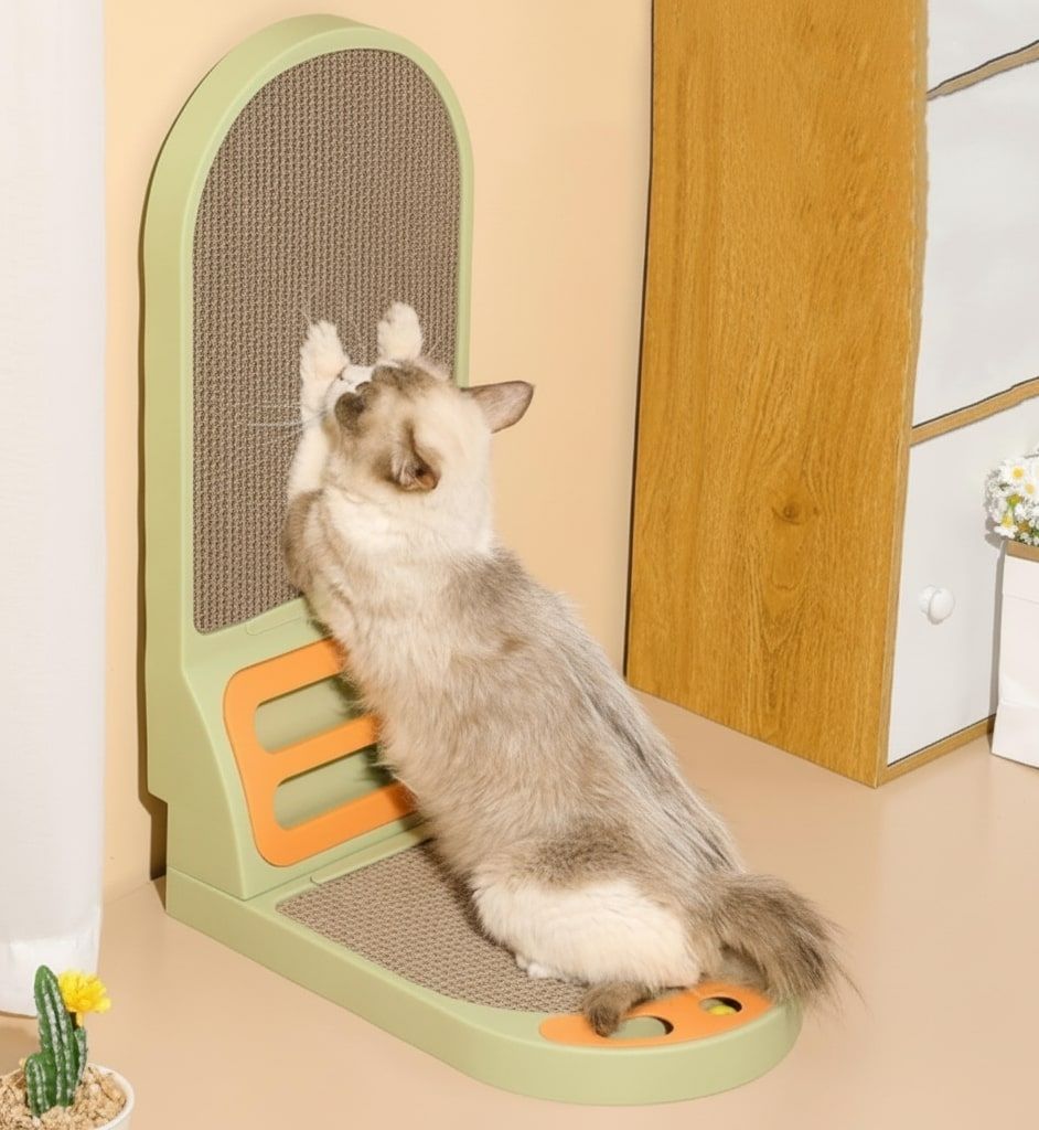 L-Shaped Cardboard Cat Scratcher