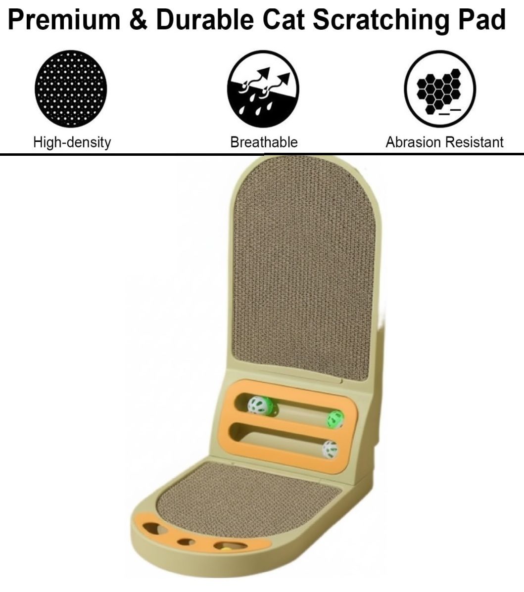 L-Shaped Cardboard Cat Scratcher