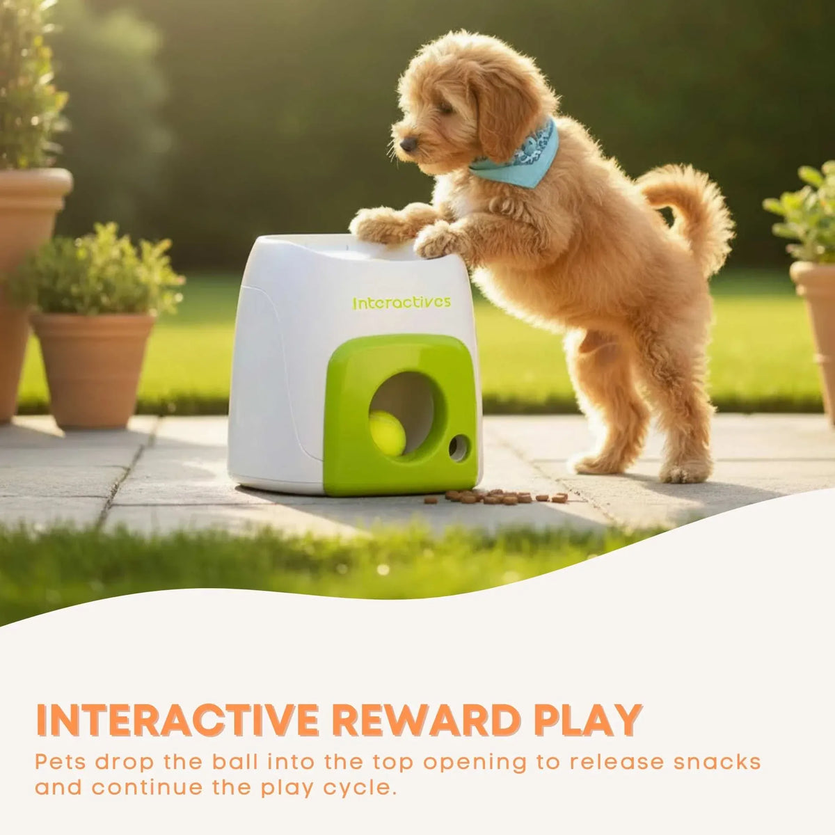 Treat-Dispensing Puzzle Ball Dog Toy