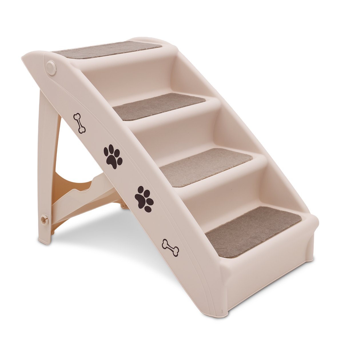 Foldable Pet Stairs 50cm – White
