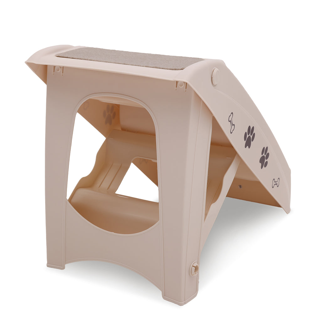 Foldable Pet Stairs 50cm – White