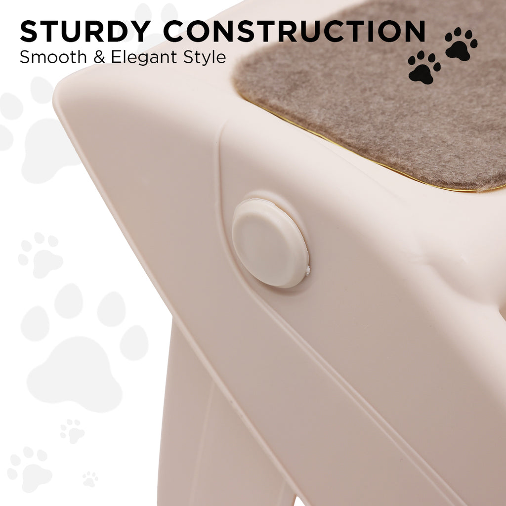 Foldable Pet Stairs 50cm – White