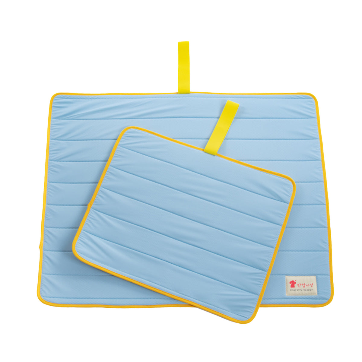 Roll-Up Dog Cooling Mat – Blue, L