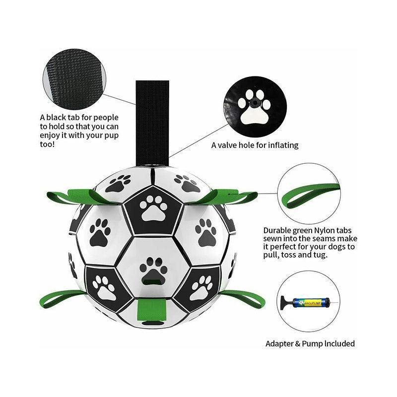 Dog Football with Grab Tabs