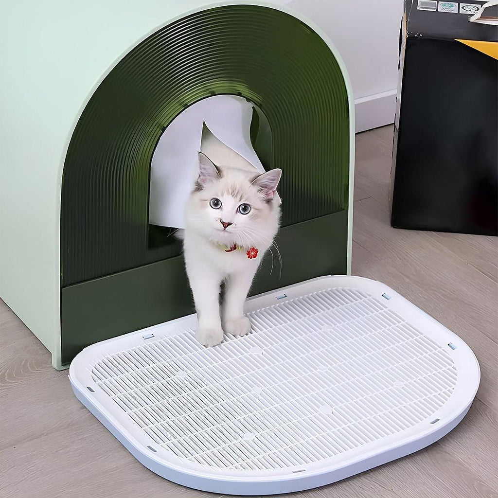 Anti-Spill Cat Litter Mat – Grey