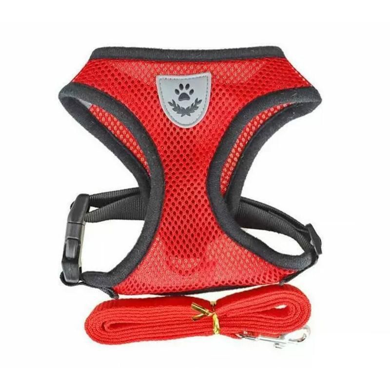 Mesh Vest Dog Harness – Blue, M