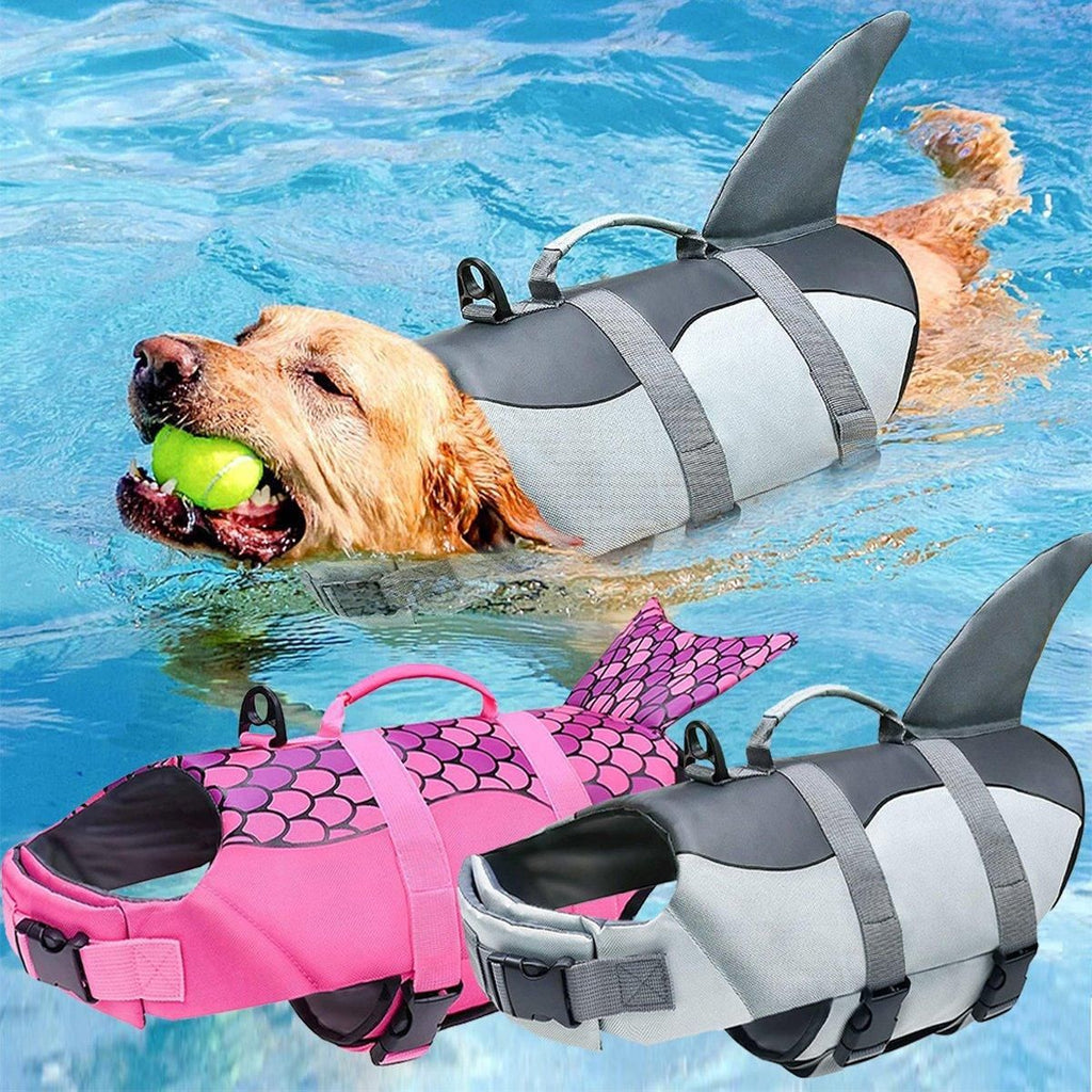 Mermaid Dog Life Jacket – Pink, L