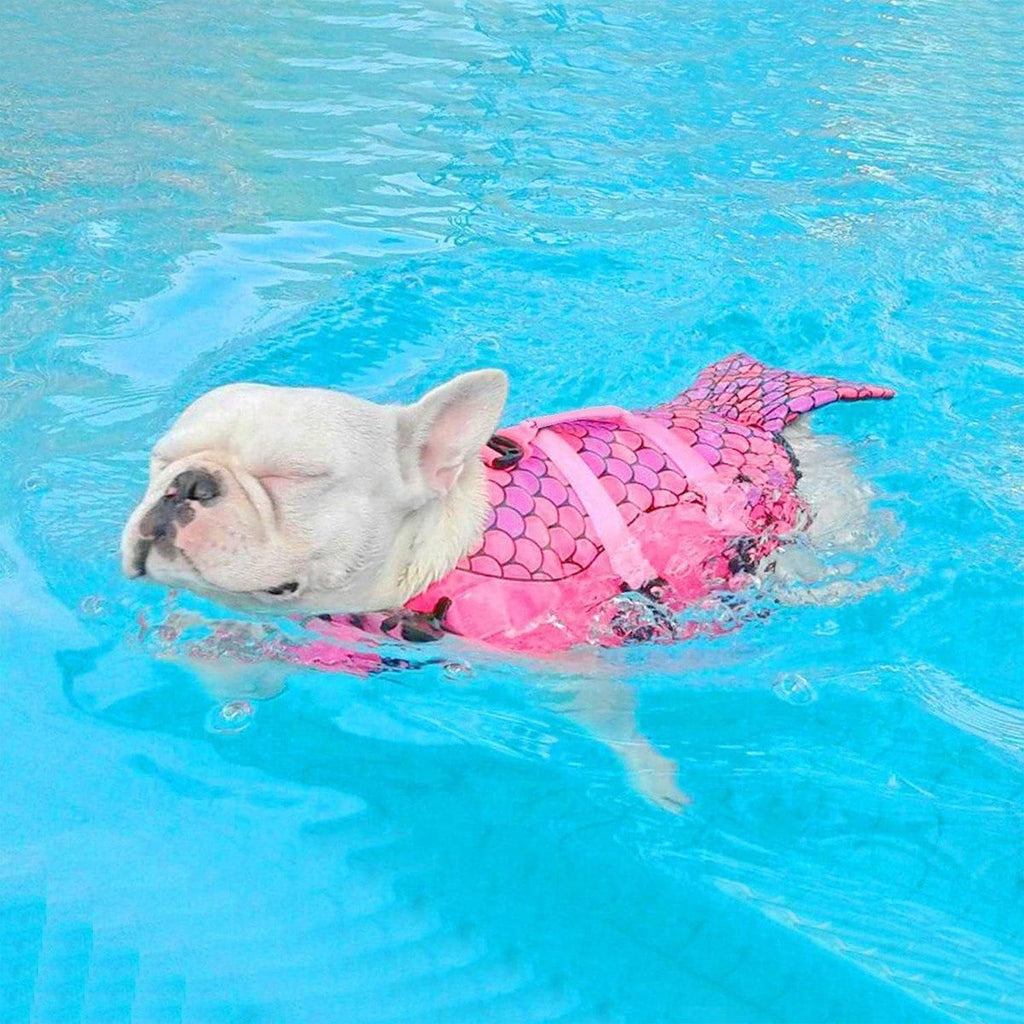 Mermaid Dog Life Jacket – Pink, L