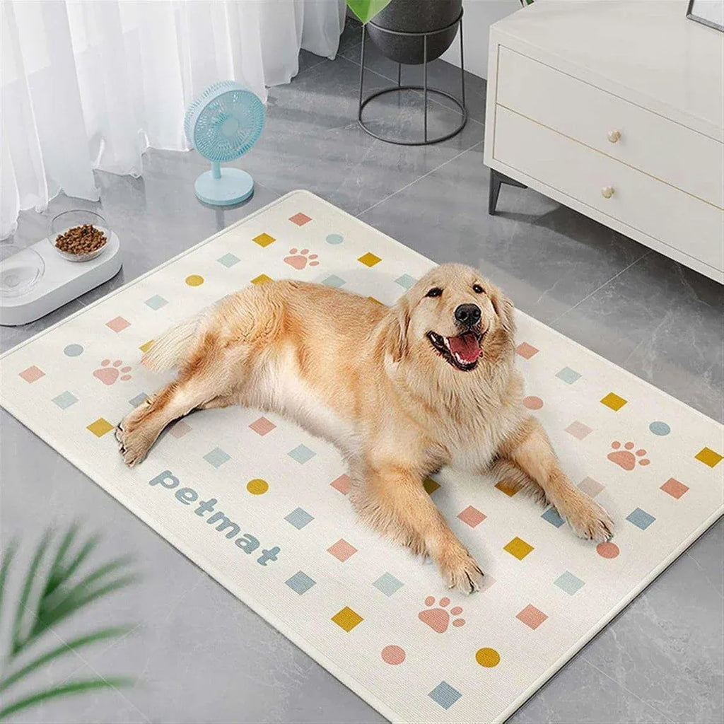 Absorbent Pet Feeding Mat – Light Grey