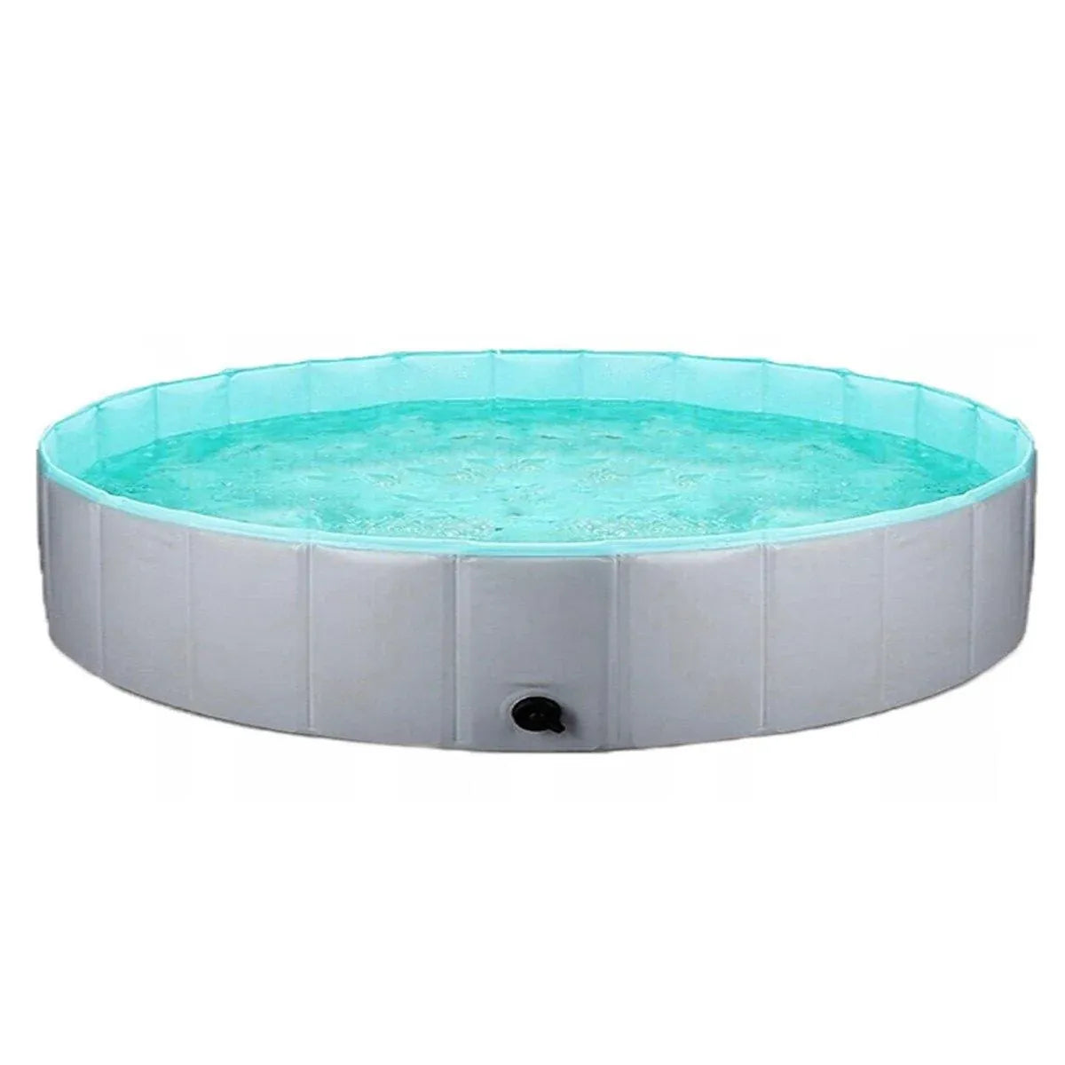 Foldable Dog Swimming Pool – Grey, 120x30cm