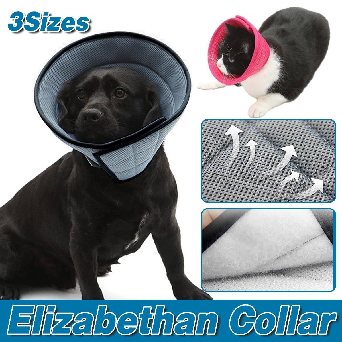 Pet Recovery Cone (E-Collar) – Grey, Size 2