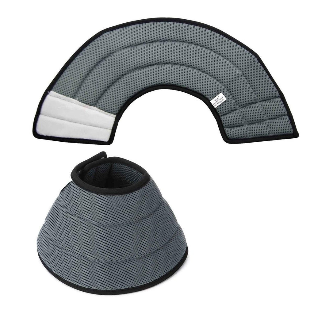 Pet Recovery Cone (E-Collar) – Grey, Size 2