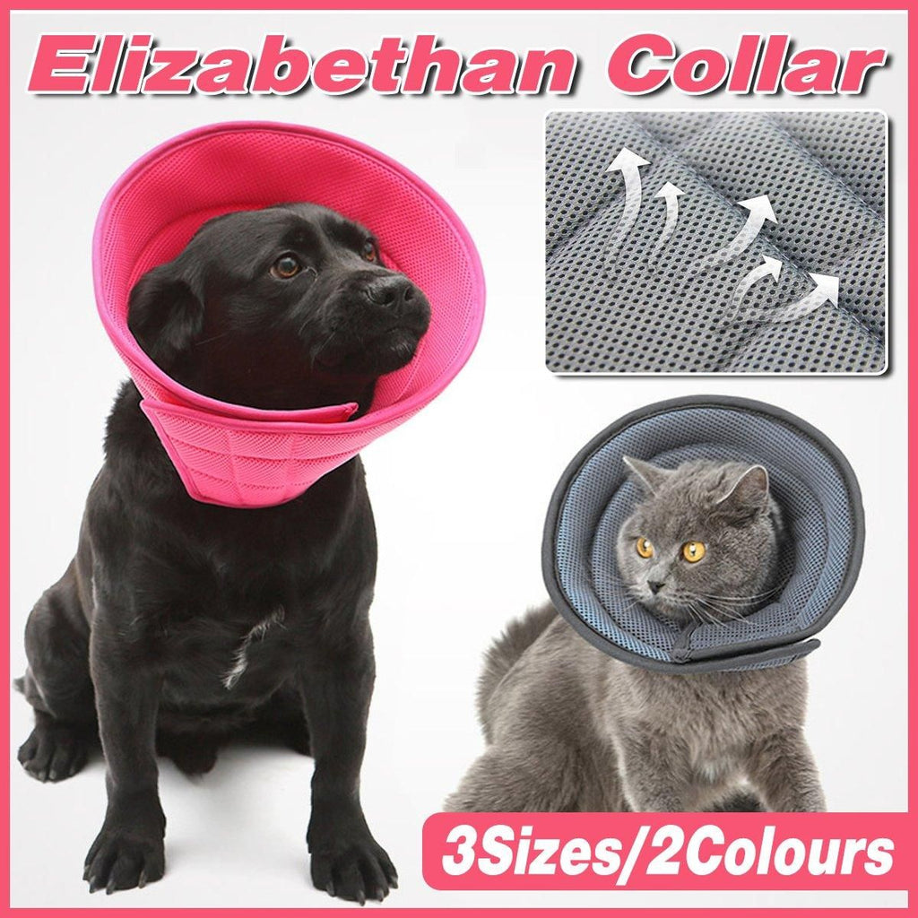 Pet Recovery Cone (E-Collar) – Grey, Size 2