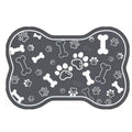 Absorbent Pet Feeding Mat – Black, 60x90cm
