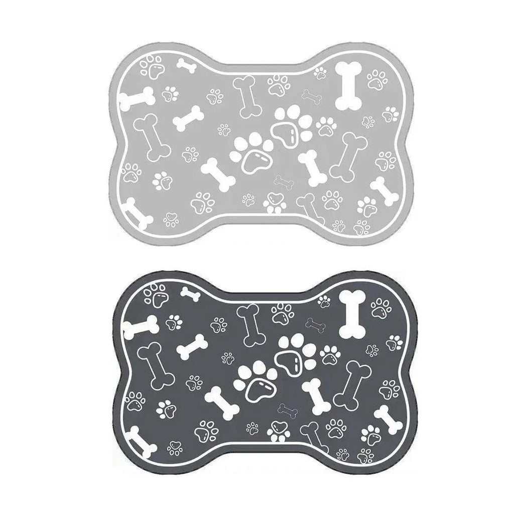 Absorbent Pet Feeding Mat – Black, 60x90cm