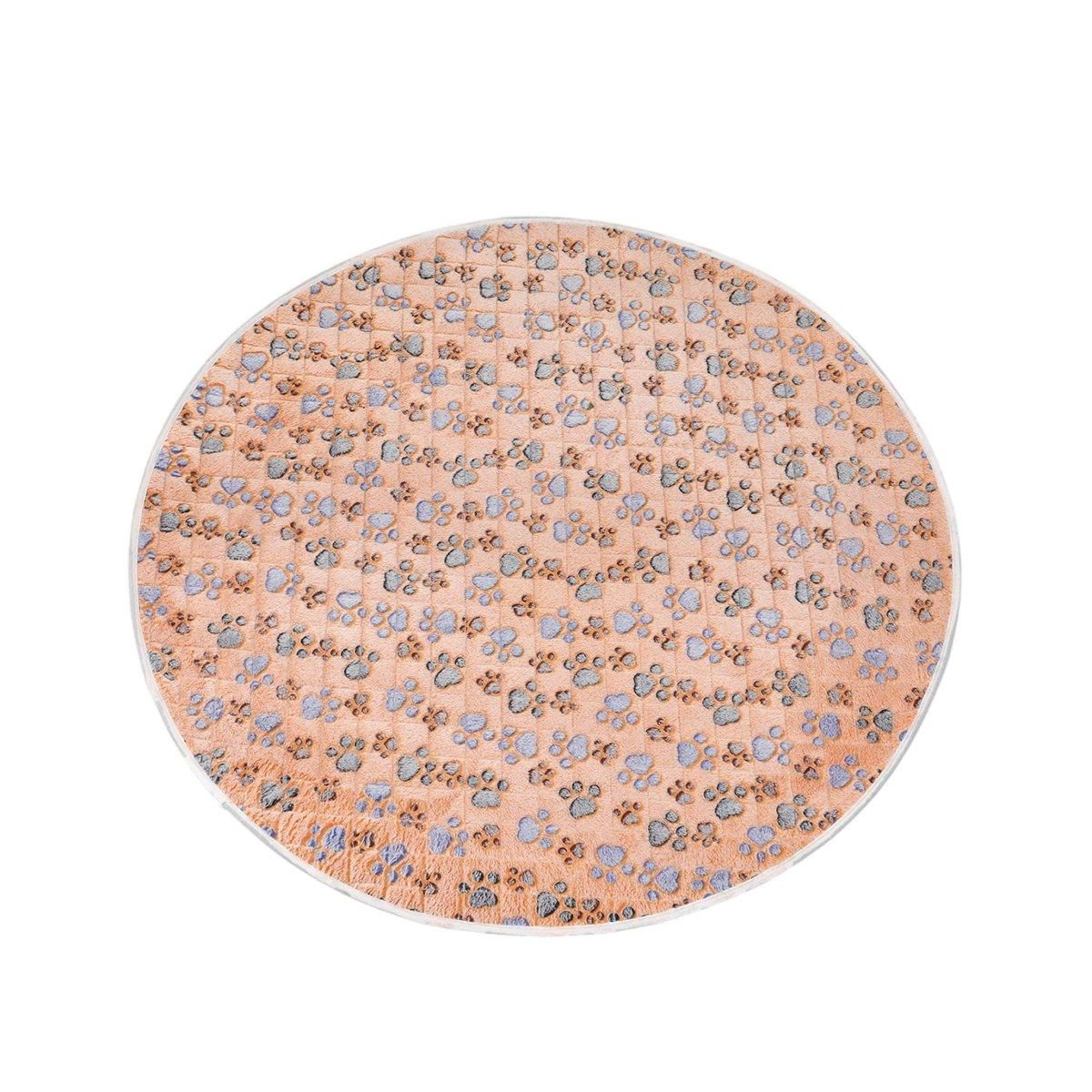 Washable Round Puppy Pad – Khaki, 55cm