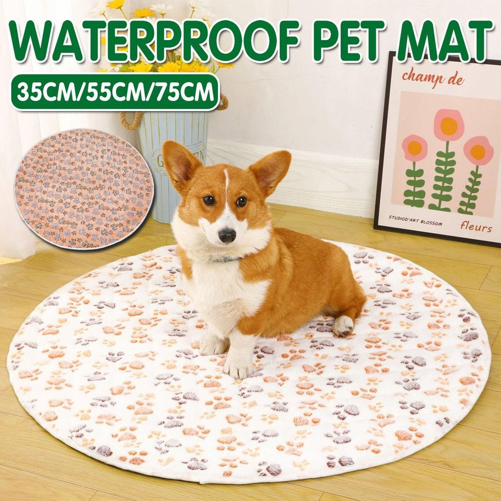 Washable Round Puppy Pad – Khaki, 55cm