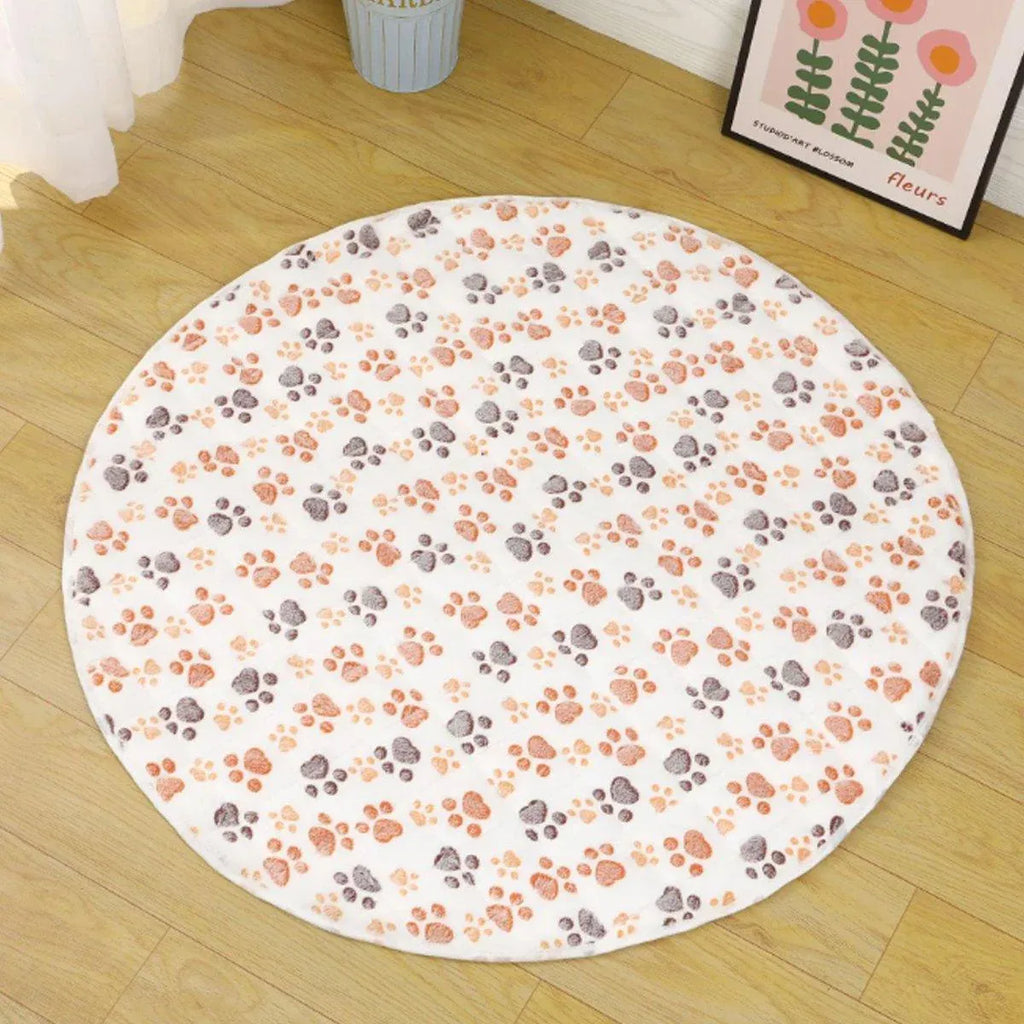 Washable Round Puppy Pad – Khaki, 55cm