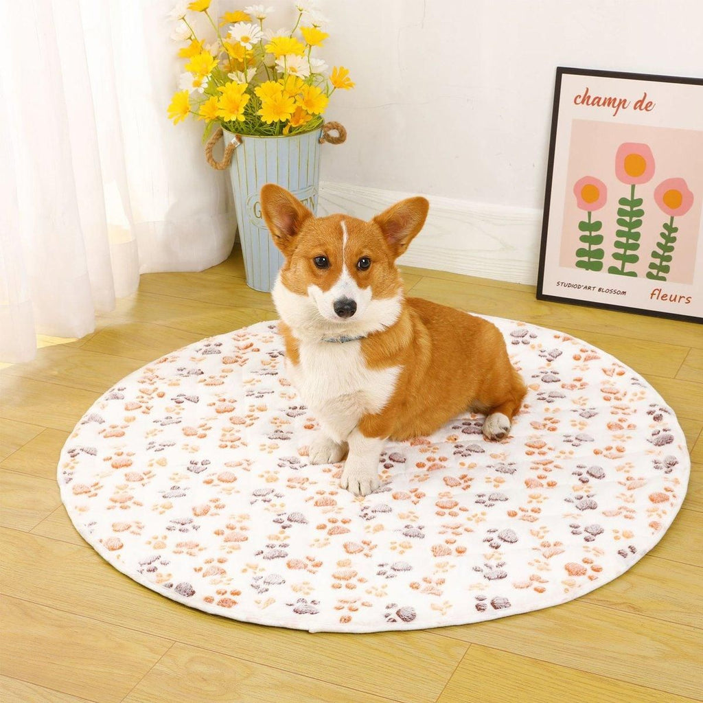 Washable Round Puppy Pad – Khaki, 55cm