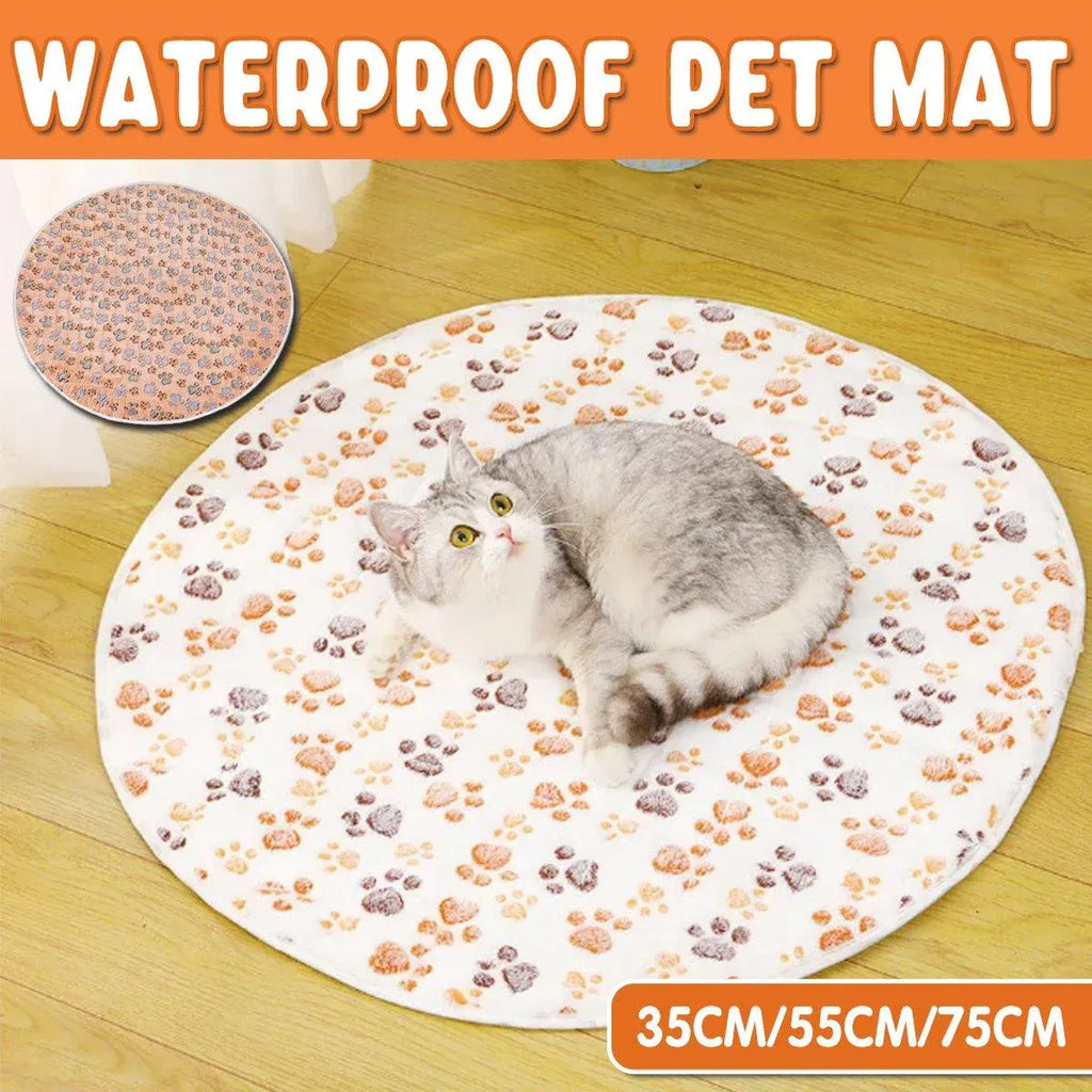 Washable Round Puppy Pad – Khaki, 55cm