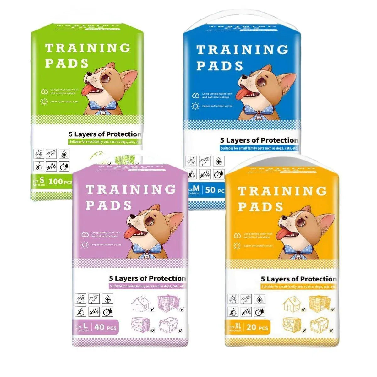 Puppy Training Pads – M 60x45cm, 50 Pack