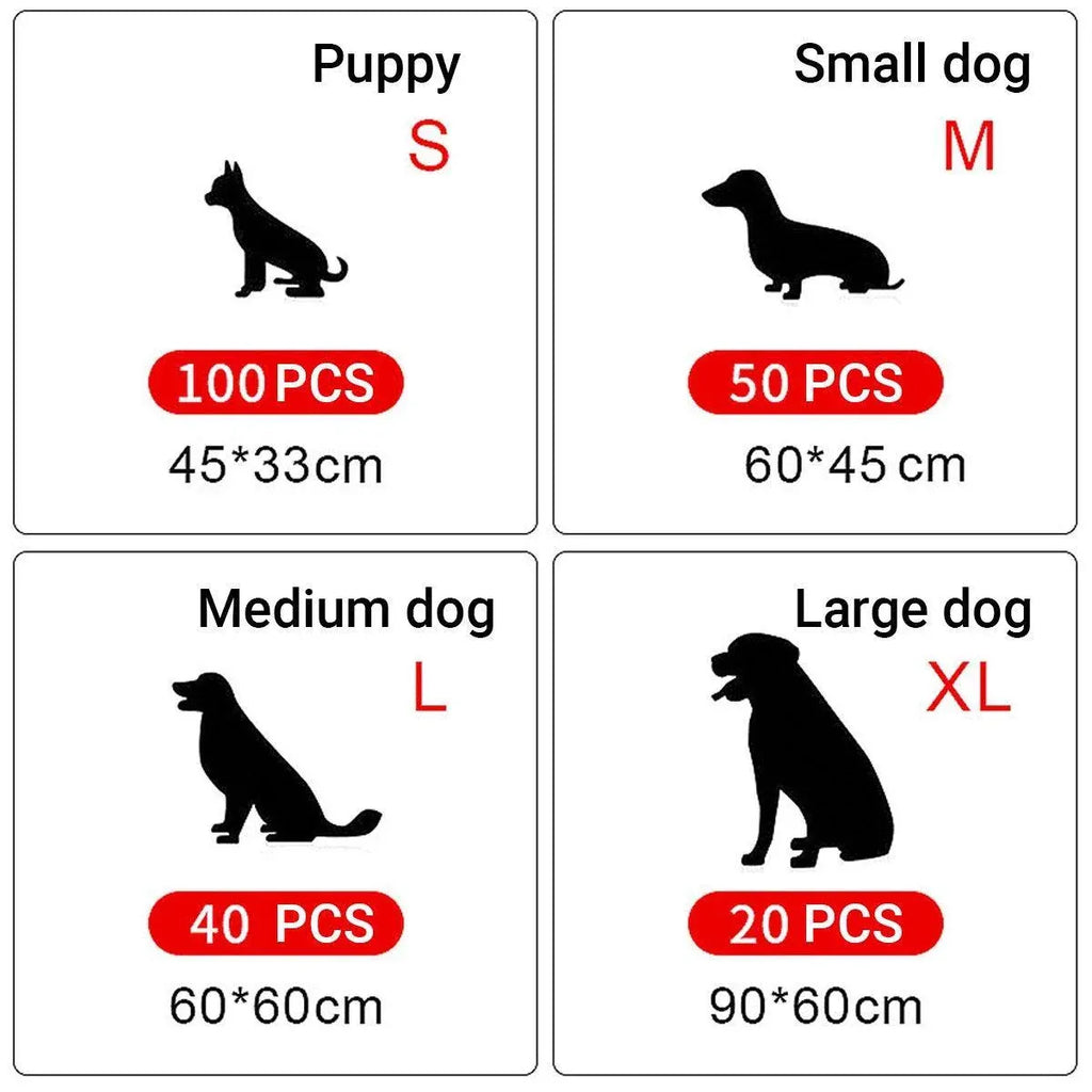 Puppy Training Pads – M 60x45cm, 50 Pack