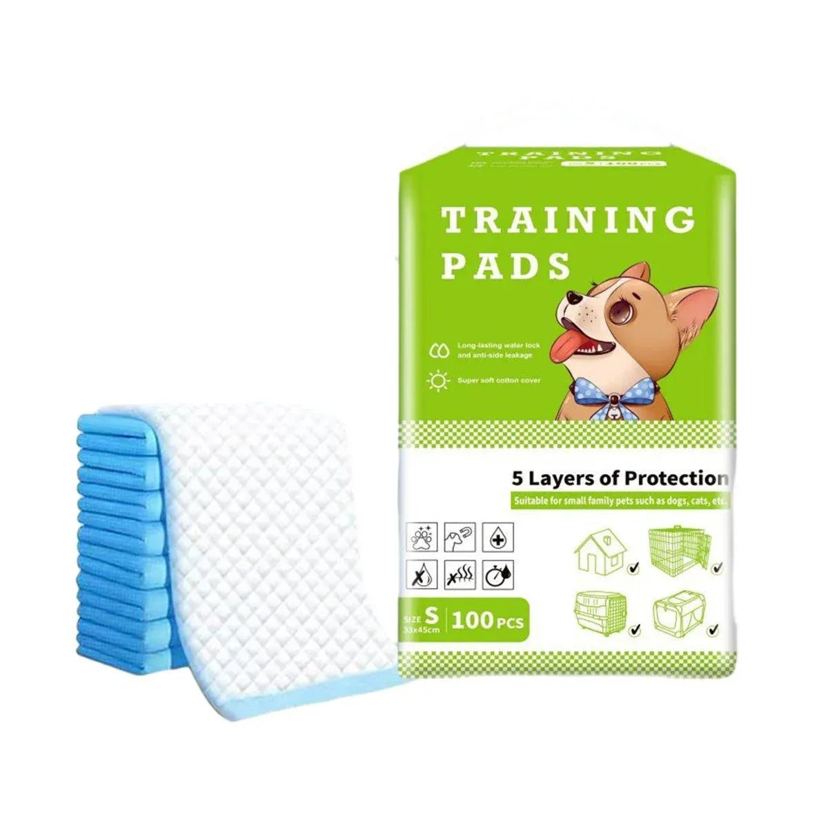 Puppy Training Pads – S 45x33cm, 100 Pack
