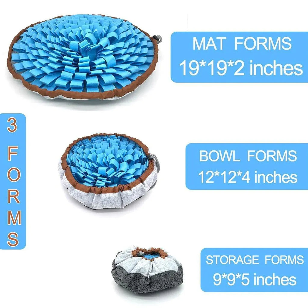 Snuffle Mat for Dogs – Blue