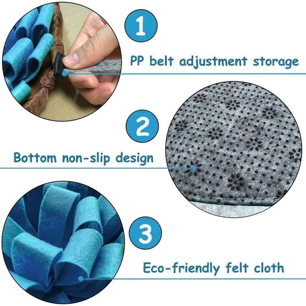 Snuffle Mat for Dogs – Blue
