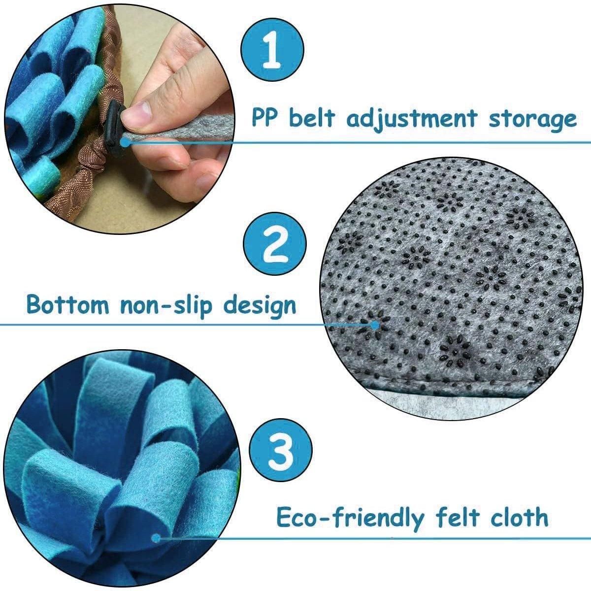 Snuffle Mat for Dogs – Blue