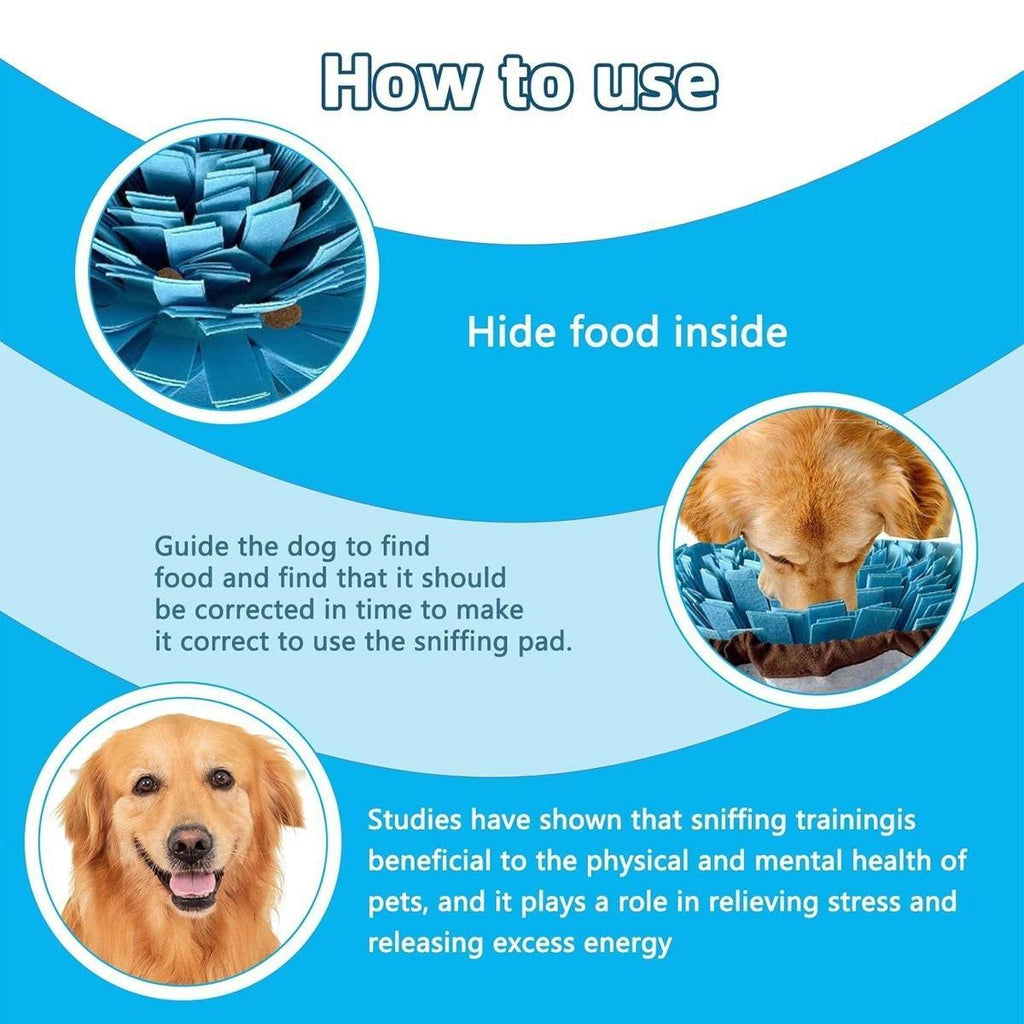 Snuffle Mat for Dogs – Blue