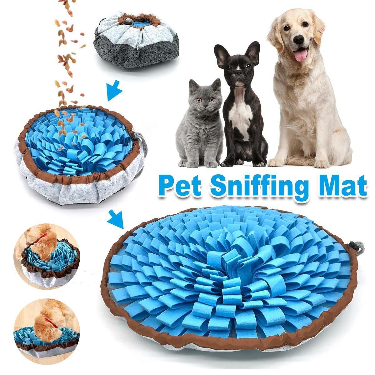 Snuffle Mat for Dogs – Blue
