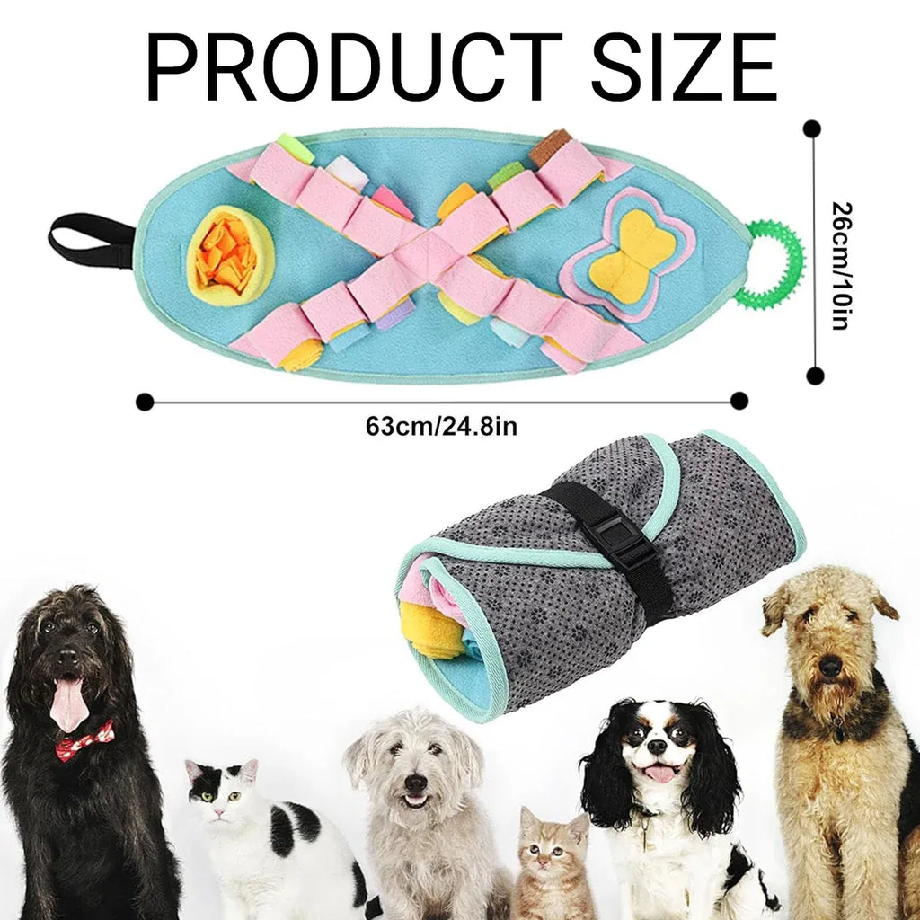 Snuffle Mat Puzzle Toy for Dogs