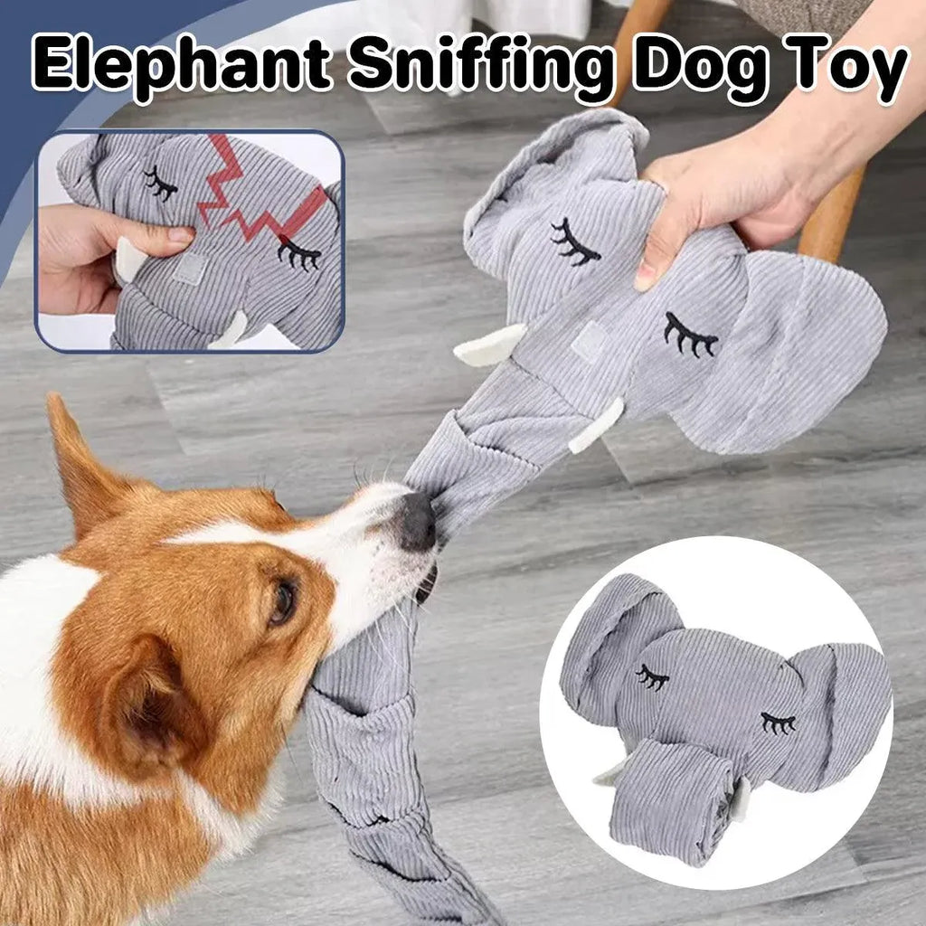 Elephant Snuffle Toy with Sound