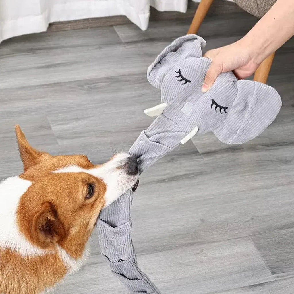 Elephant Snuffle Toy with Sound