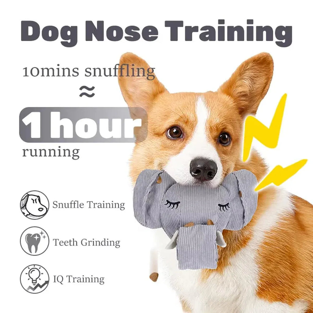 Elephant Snuffle Toy with Sound