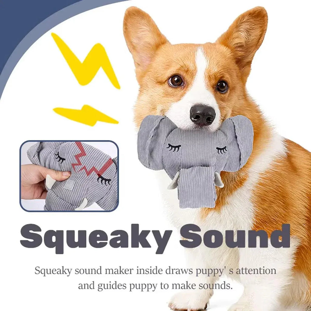 Elephant Snuffle Toy with Sound