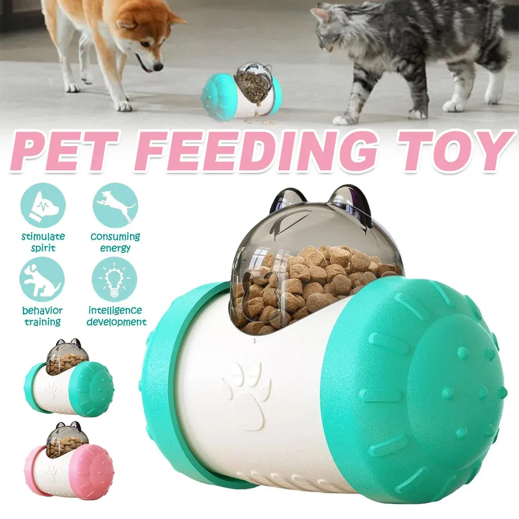 Treat-Dispensing Swing Toy – Pink