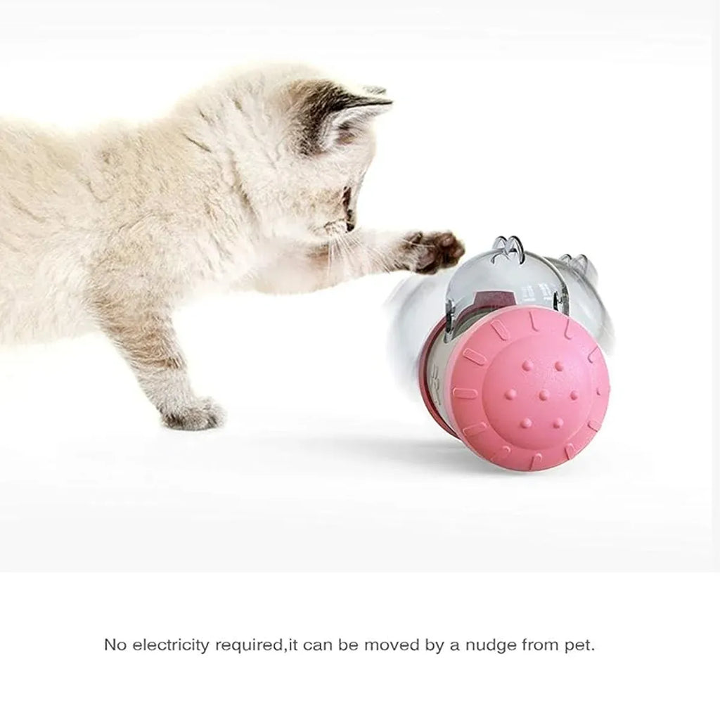 Treat-Dispensing Swing Toy – Pink