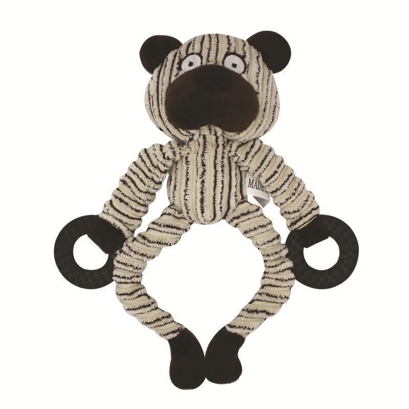 Unstuffed Squeaky Dog Toy – Beer