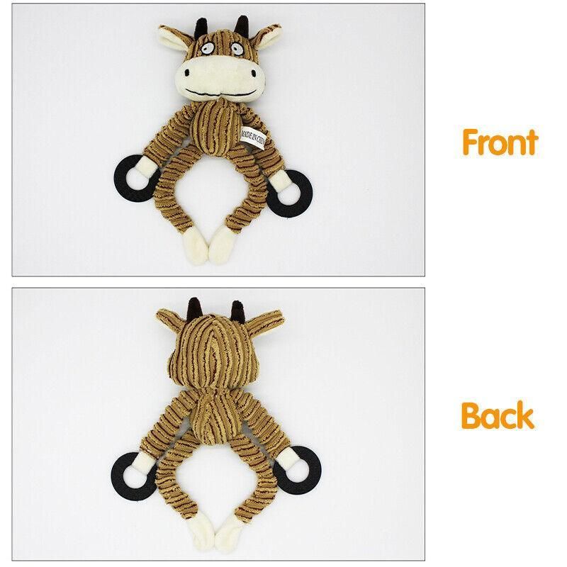 Unstuffed Squeaky Dog Toy – Beer