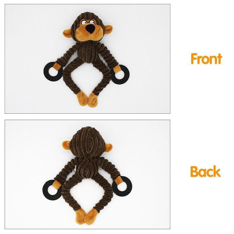 Unstuffed Squeaky Dog Toy – Beer