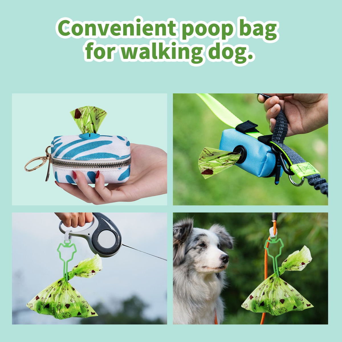 Dog Poop Bags with Dispenser – 12 Rolls ($13 Off in Cart)